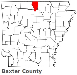 An image of Baxter County, AR