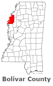 An image of Bolivar County, MS
