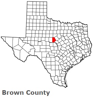 An image of Brown County, TX