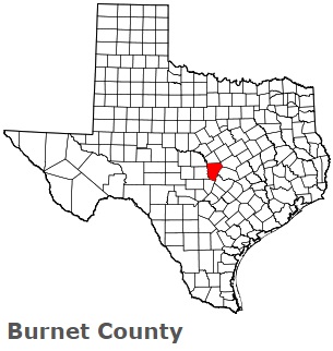 An image of Burnet County, TX
