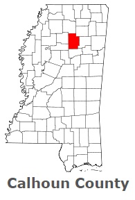 An image of Calhoun County, MS