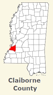 An image of Claiborne County, MS