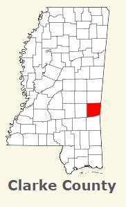 An image of Clarke County, MS