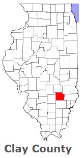 An image of Clay County, IL