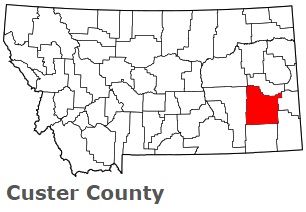 An image of Custer County, MT