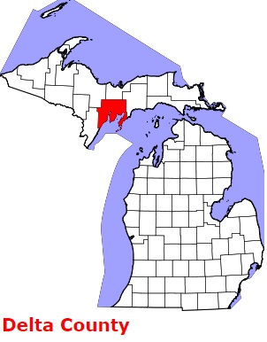 An image of Delta County, MI