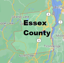 Essex County On The Map Of New York 2024 Cities Roads Borders And