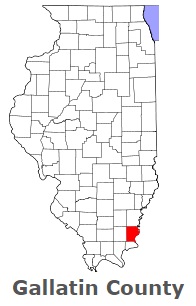 An image of Gallatin County, IL