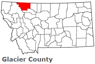 An image of Glacier County, MT