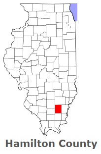 An image of Hamilton County, IL