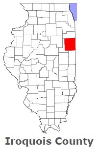 An image of Iroquois County, IL
