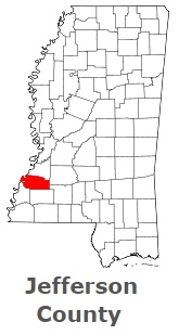 An image of Jefferson County, MS