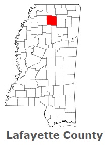 An image of Lafayette County, MS