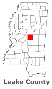 An image of Leake County, MS