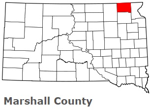 An image of Marshall County, SD