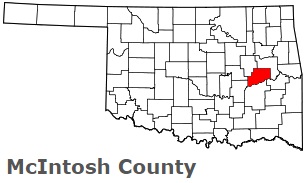 An image of McIntosh County, OK