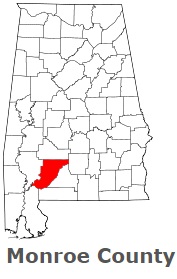 An image of Monroe County, AL