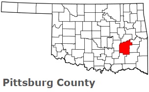 An image of Pittsburg County, OK