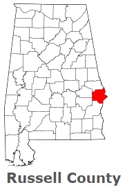 An image of Russell County, AL
