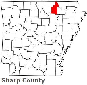 An image of Sharp County, AR