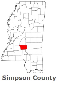An image of Simpson County, MS
