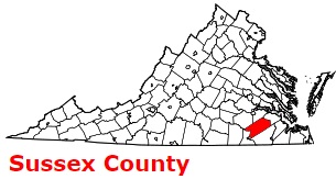An image of Sussex County, VA