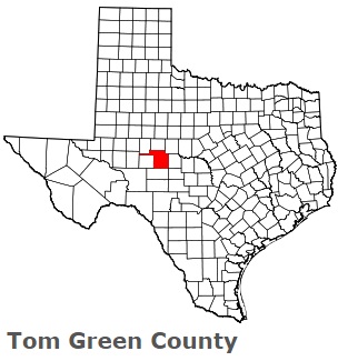 An image of Tom Green County, TX