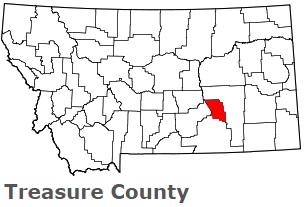 An image of Treasure County, MT