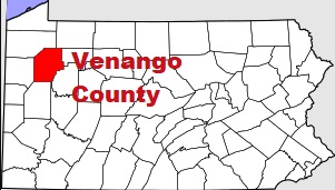An image of Venango County, PA