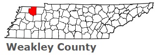 An image of Weakley County, TN