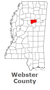 An image of Webster County, MS