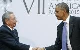 The Historic Obama-Castro handshake