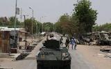 A town destroyed by Boko Haram in Nigeria
