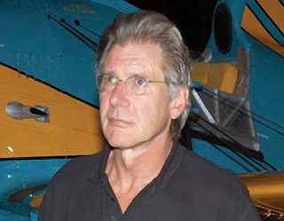 When and where was Harrison Ford born?