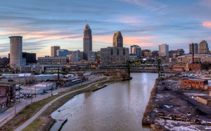 Map Of Cleveland Ohio As Of May 2025 Streets Landmarks And Districts Cleveland 36 Us