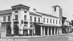 A historical image of Corona, CA