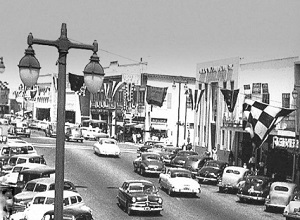 A historical image of Hayward, CA