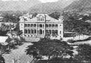 A historical image of Honolulu, HI