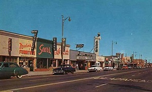 A historical image of Lancaster, CA