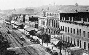 A historical image of Lawrence, KS