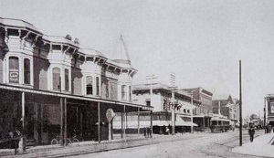 A historical image of Santa Rosa, CA