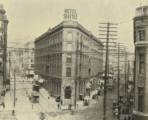 A historical image of Seattle, WA