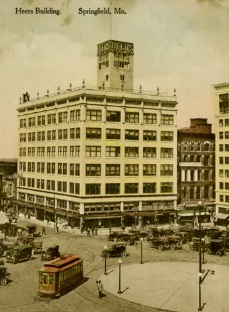 A historical image of Springfield, MO