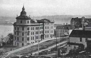 A historical image of Tacoma, WA