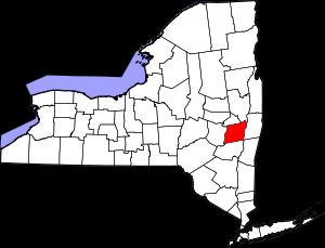 Satellite map of Albany County, NY 2024