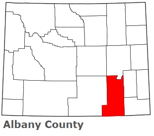 An image of Albany County, WY