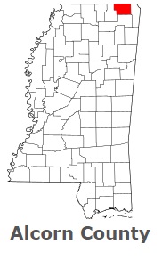 An image of Alcorn County, MS