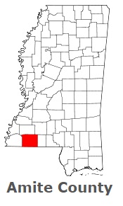 An image of Amite County, MS