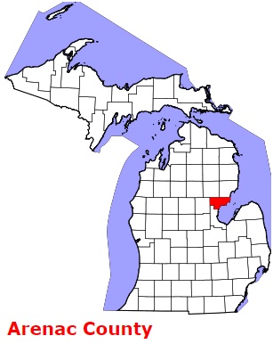 An image of Arenac County, MI