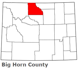 An image of Big Horn County, WY
